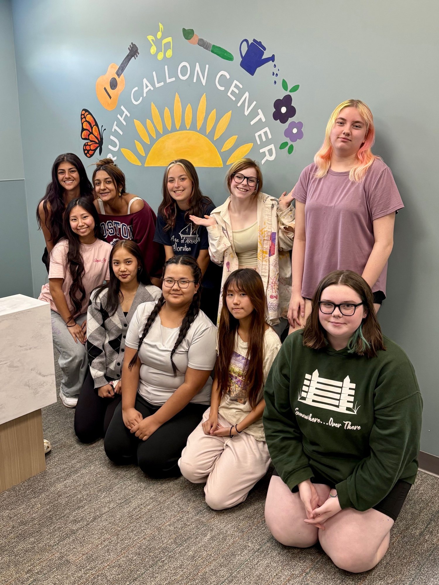 Art students from Whiteland Community High School