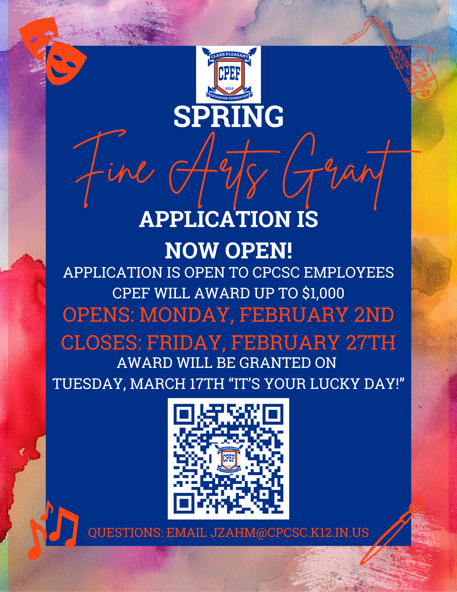 Fine Arts Grants 2026