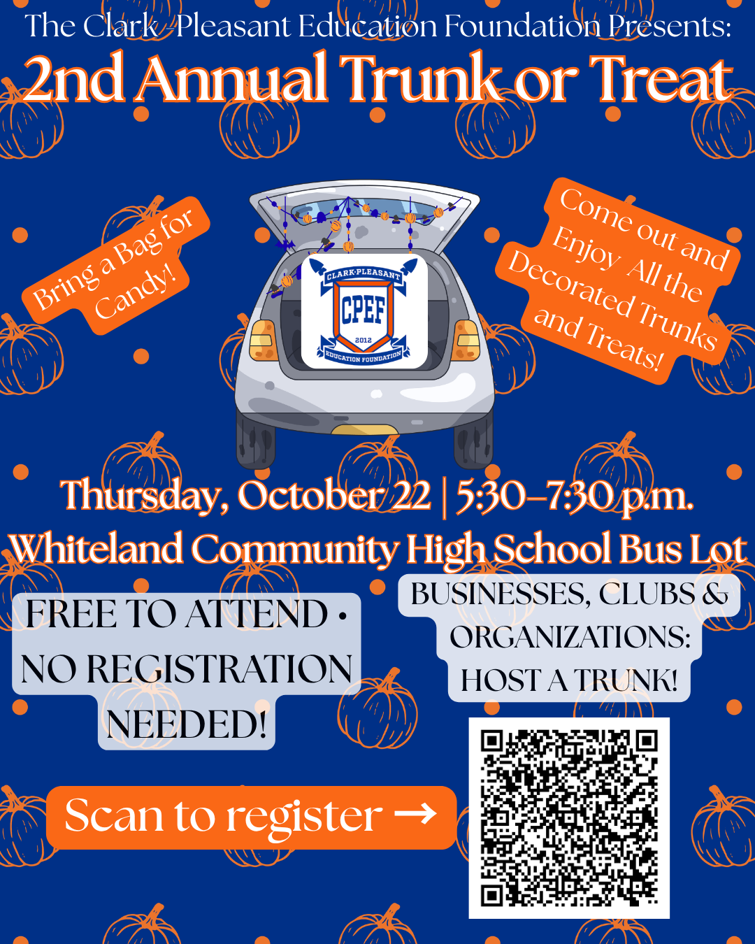 Trunk or Treat 2026 Flyer